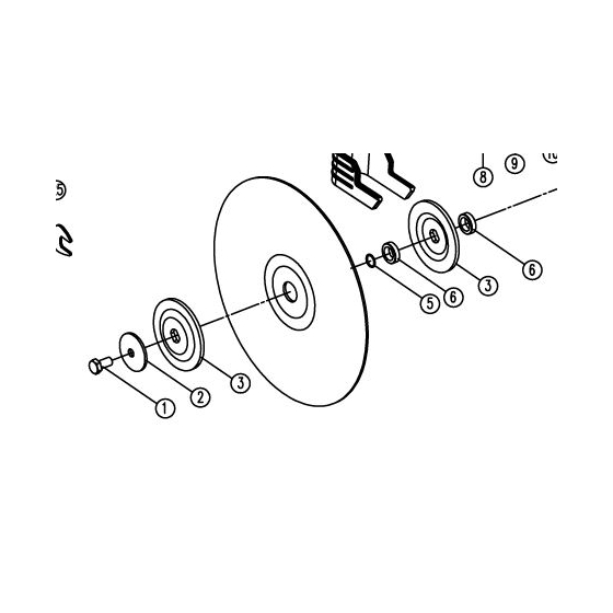 Ryobi 5131031663 Entretoise pour Scie ECO2335