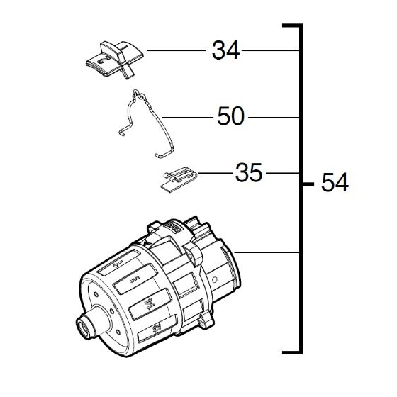 Milwaukee 4931465995 Carter d'engrenage Perceuse M18FDD2 et M18ONEDD2