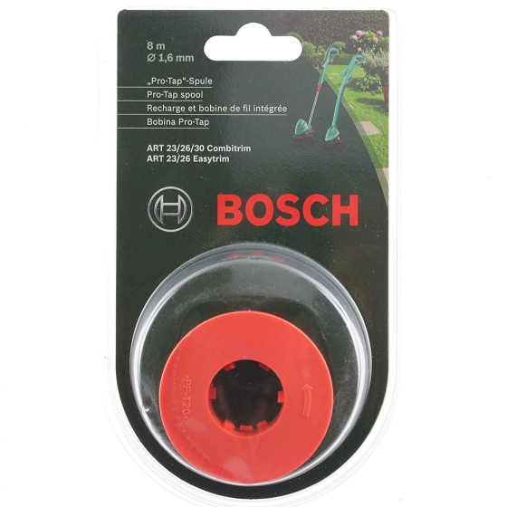 Bosch Recharge avec bobine de fil intégrée pour Taille bordures ART 23/26/30 (F016800175) Bosch Recharge avec bobine de fil intégrée pour Taille bordures ART 23/26/30 (F016800175)