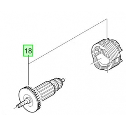 Milwaukee Moteur complet Scie SCS65Q (4931441958)