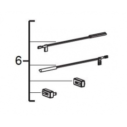 Milwaukee Set de Charbons pour Ponceuse ROS150E2 (4931435902)