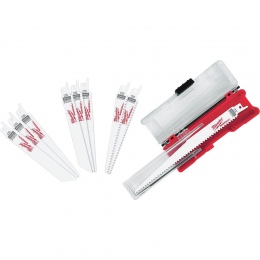 Milwaukee Coffret de 9 lames Scie Sabre Universelles Sawzall (49221145)