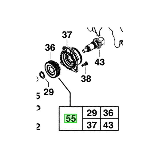 Milwaukee Boite à vitesse Scie Circulaire 18V HD18CS (200589004)
