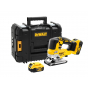 Dewalt DCS334P2 Scie Sauteuse 18V XR 2x5.0Ah Li-ion Brushless (poignée supérieure)