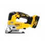 Dewalt DCS334P2 Scie Sauteuse 18V XR 2x5.0Ah Li-ion Brushless (poignée supérieure)