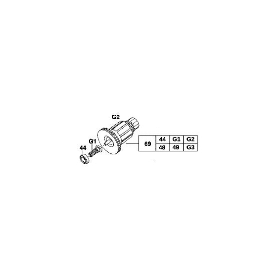 Milwaukee Induit complet Scie HD18MS (201220004)