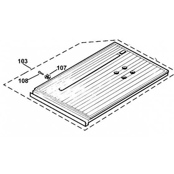 Dewalt 869189-02 Table pour scie DW710, DW711