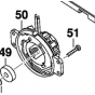 Milwaukee 4931433293 Support + charbons HD18MS