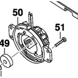 Milwaukee 4931433293 Support + charbons HD18MS