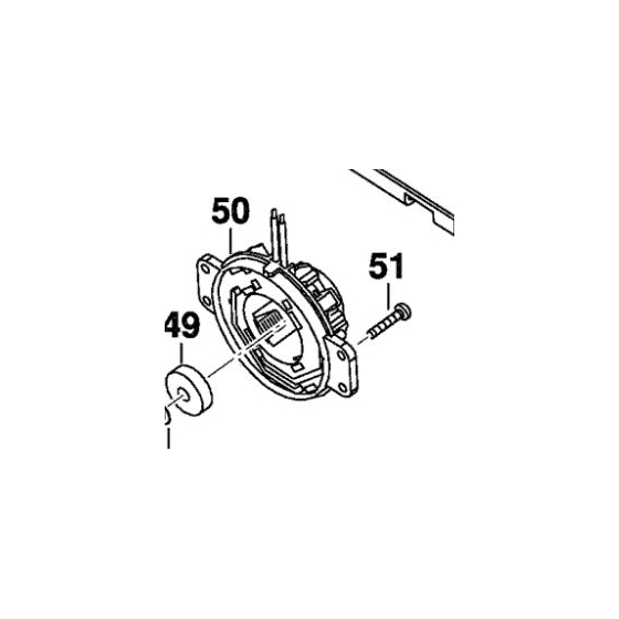 Milwaukee 4931433293 Support + charbons HD18MS