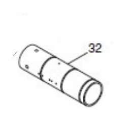 Makita 331658-7 Cylindre de perforateur HM0870C, HM0871C, HM0860C