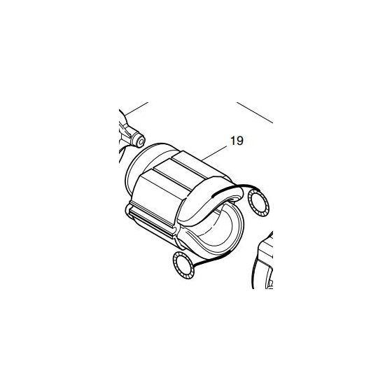 Makita 525803-6 Inducteur Meuleuse GA5021, GA6021