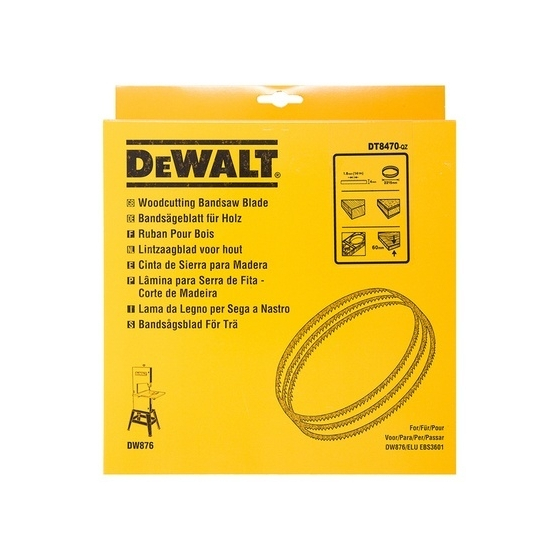 Dewalt Ruban de scie 2095x10mm Bois DT8486 Dewalt Ruban de scie 2095x10mm Bois DT8486