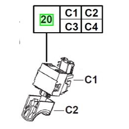 Milwaukee Interrupteur Scie Sabre C12HZ-0 (4931433296)