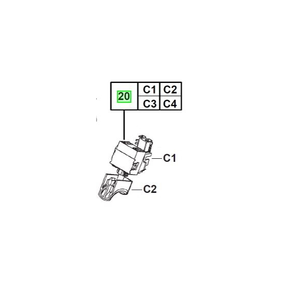 Milwaukee Interrupteur Scie Sabre C12HZ-0 (4931433296)