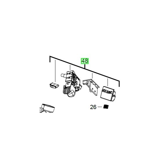 Milwaukee Kit Interrupteur Scie Sabre C18HZ-0 (4931446733)