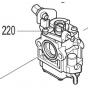 Makita Carburateur complet Souffleuse à feuilles (161517-9)