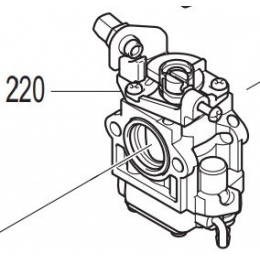 Makita Carburateur complet Souffleuse à feuilles (161517-9)