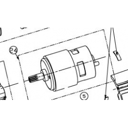 Ryobi Moteur Visseuse à choc RID1801 (5131031960)