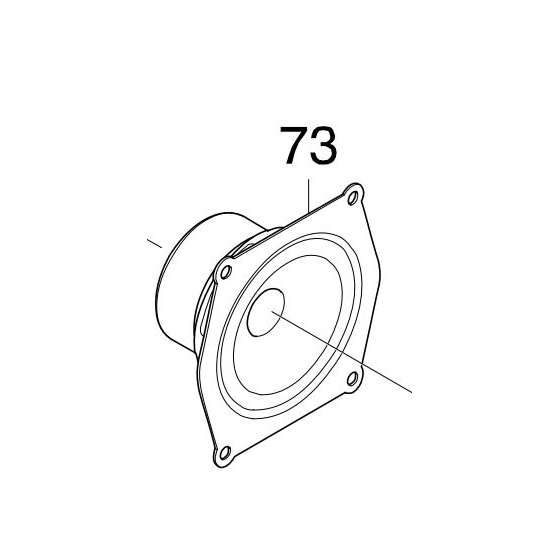 Makita SE00000407 Haut-parleur Droit radio DMR106, DMR108 Makita SE00000407 Haut-parleur Droit radio DMR106, DMR108