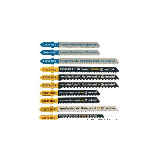 Metabo Assortiment de lames de scie sauteuse (623599000)