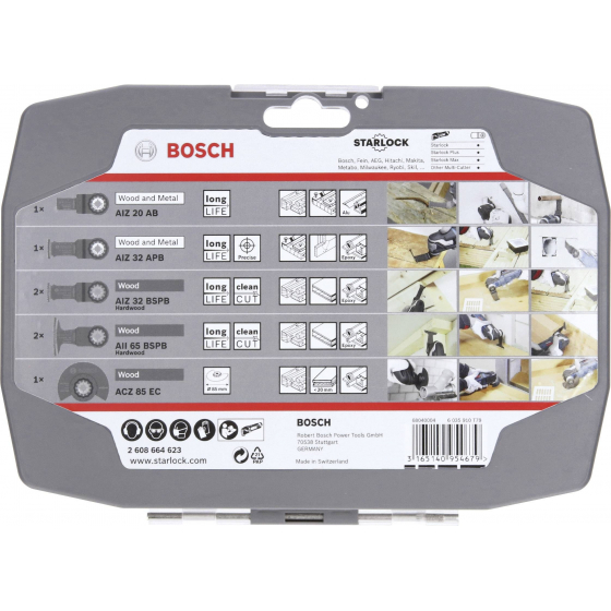 Bosch Coffret Starlock Bois 7pces (2608664623)