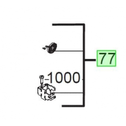 AEG Support de Charbon pour meuleuse (4931453650)