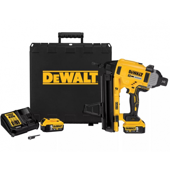 Dewalt DCN890P2 Cloueur béton et acier 18V Li-ion 2x5.0Ah