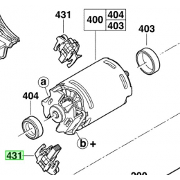 Milwaukee 4931390341 Paire de Charbons S18TXC, P18TXC, S14.4TXC, P12TXC, PDD14.4