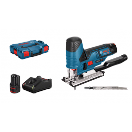 Bosch GST 12V-70 Professional Scie sauteuse sans fil 12V 2x3.0Ah 06015A6101 (coffret L-Boxx)