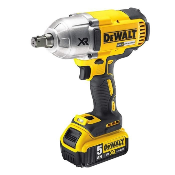 DeWalt DCF899P2-QW Boulonneuse à choc 1/2 950Nm XRP 18V 2x5.0Ah avec coffret T-Stak DeWalt DCF899P2-QW Boulonneuse à choc 1/2 950Nm XRP 18V 2x5.0Ah avec coffret T-Stak