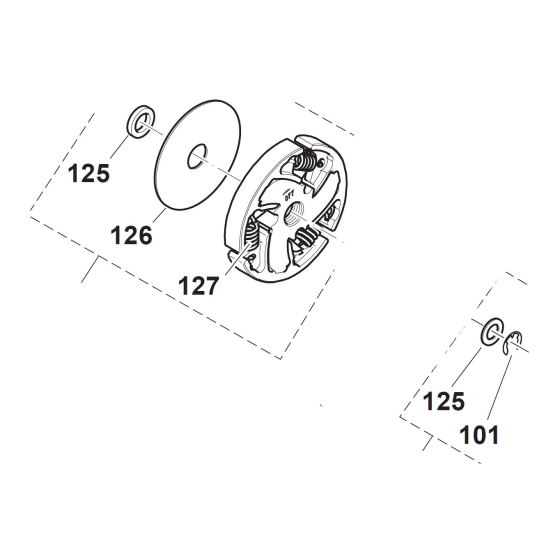 Makita 419241-1 Couvercle Tronçonneuse UC4030A, UC3530A