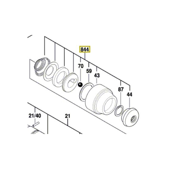 Bosch Manchon de Protection SDS+ GBH18V-EC, GBH36V-LI (16170006D3)