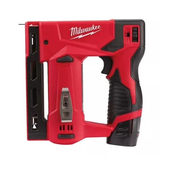 Milwaukee M12 BST-202X Agrafeuse sur batterie 12V 2x2.0Ah + HD-Box (4933459635)