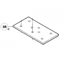 Ryobi Plateau mousse ponceuse HS35, NS801I, S35 (5131010877)