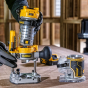 Dewalt DCW604NT-XJ Affleureuse, Défonceuse XR 18V Brushless + T-STAK