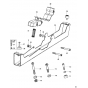 Dewalt DE7025 Jeu de 2 Supports 430mm pour scies à onglets