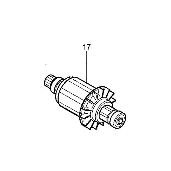 Makita 629827-5 Induit Perceuse 6319, 8414