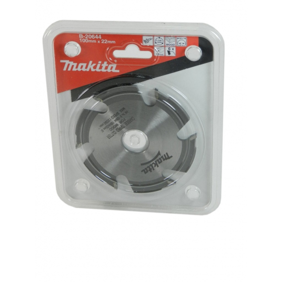 Makita B-20644 Lame carbure ø100mm pour lamelleuse Makita B-20644 Lame carbure ø100mm pour lamelleuse