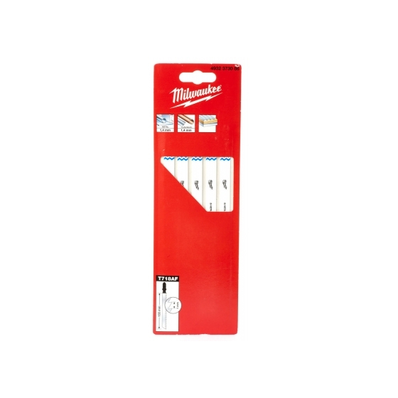 Milwaukee Set de 5 Lames 105mm Métal pour scie-sauteuse (4932274653)