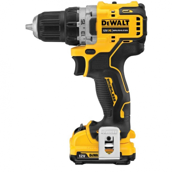 Dewalt DCF701D2 Perceuse, Visseuse compacte 12V XR Brushless 2x2.0Ah