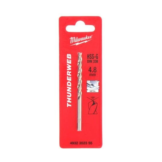 Milwaukee Forets à métaux Thunderweb HSS-G