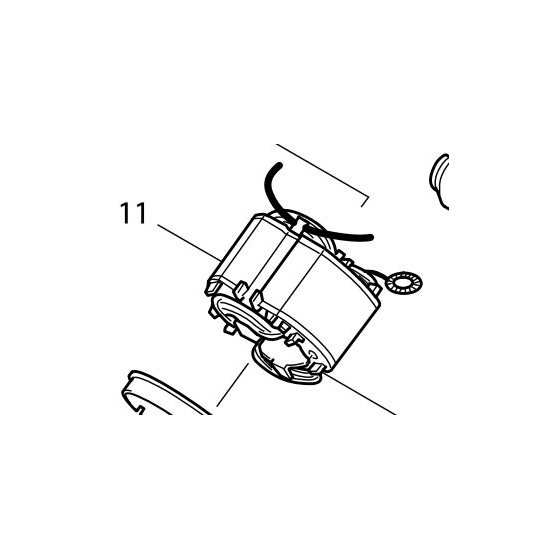 Makita 599508-4 Inducteur 230V Scie LS1214 Makita 599508-4 Inducteur 230V Scie LS1214