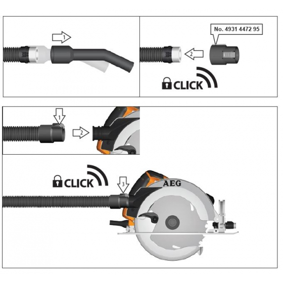 Milwaukee 4931447295 Manchon d'extraction de poussière ø32mm Milwaukee 4931447295 Manchon d'extraction de poussière ø32mm