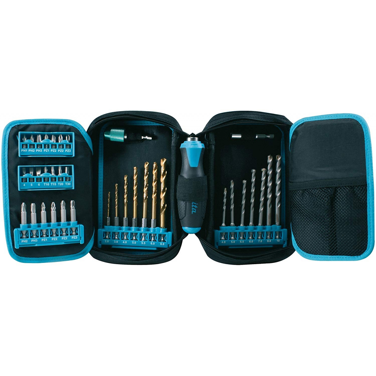 Coffret De 256 Forets Et Embouts MAKITA - Pour Perceuse Et Visseuse