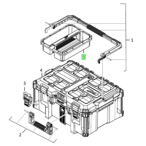 Milwaukee Plateau Insert Packout (4931466508 - 4932478298)