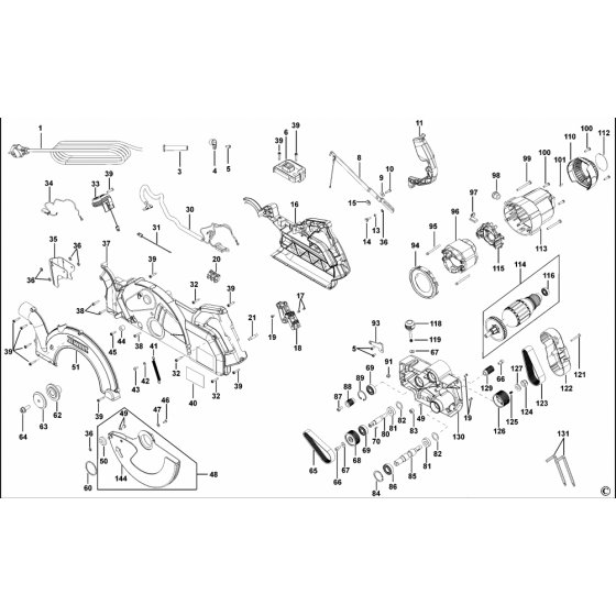 Dewalt N231746 Induit Scie DWS778