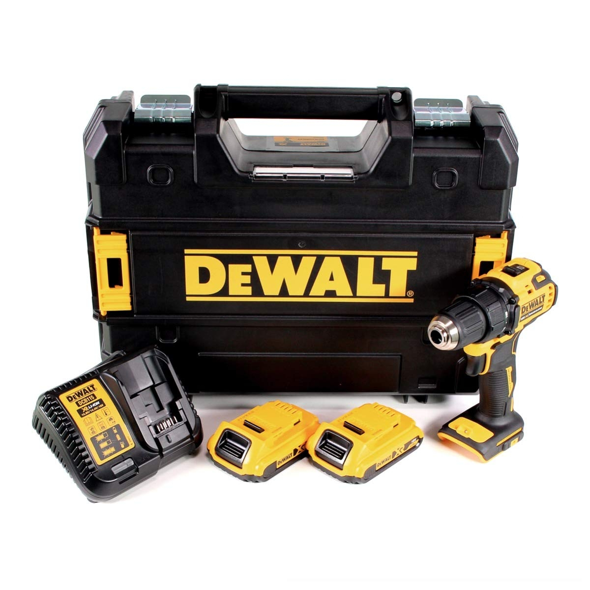 DeWalt DCD708D2TQW Perceuse, Visseuse à percussion 18V XR 2x2.0Ah + Tstak