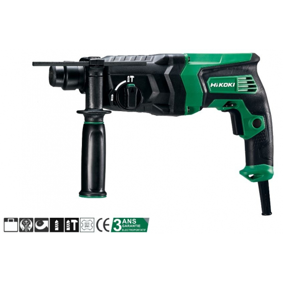 Hikoki DH26PB2 WSZ Perforateur 830W SDS+ 2.9J 2 Modes avec coffret de transport