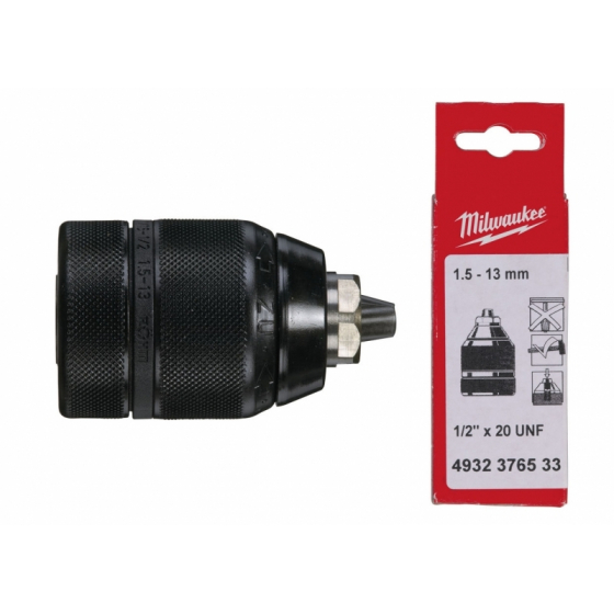 Milwaukee Mandrin acier 1/2x20UNF Double bague ø1.5-13mm (4932376533)